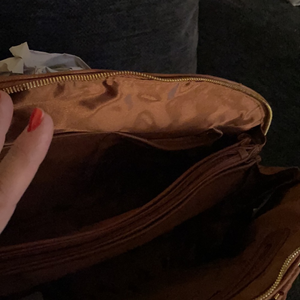 Camel Color Purse Never Used, It Has Several Comp… - image 4